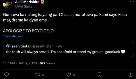 bgyo gelo scandal|gulong gulo na ako sa sean raven bgyo gelo cheating situation.